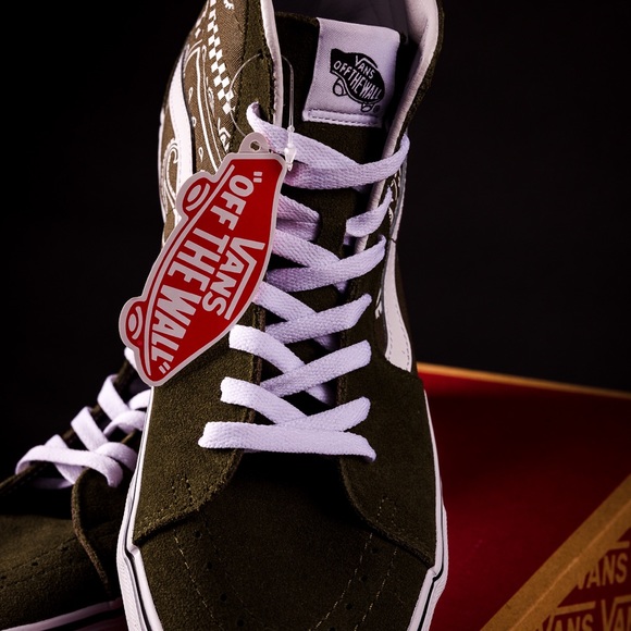 Vans Sk8-Hi Peace Paisley Grape Leaf - Picture 3 of 5